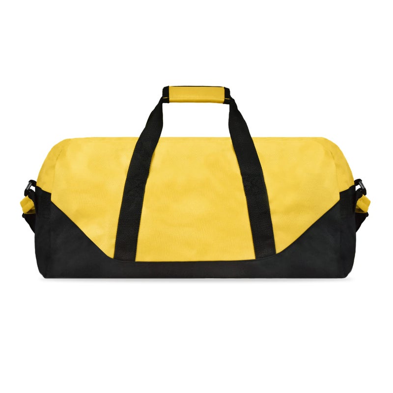 Dalix 21'' Large Duffle Bag with Adjustable Strap (Gold/Yellow) - Image 3